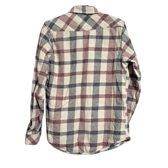 Vintage 90s Billabong Design Works Plaid Flannel Shirt Size M Surf Style - Picture 4 of 13